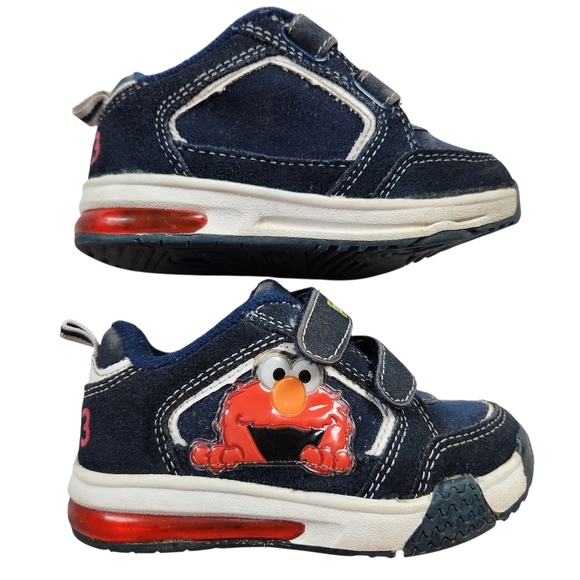Y2K Sesame Street Elmo Toddler Skate Light Up Sneakers Size 7 - Picture 2 of 10